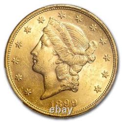 1899 $20 Liberty Gold Double Eagle MS-62 PCGS