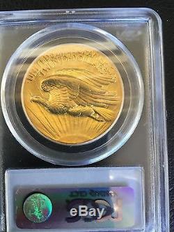 1907 $20.00 PCGS AU55 St Gaudens Gold Double Eagle High Relief- Flat Edge