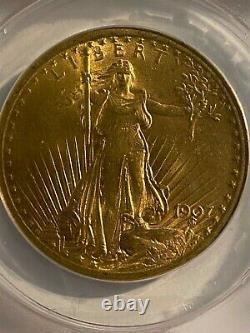 1907 $20.00 Saint Gaudens Double Eagle ANACS AU58