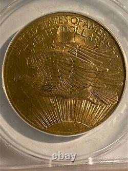 1907 $20.00 Saint Gaudens Double Eagle ANACS AU58