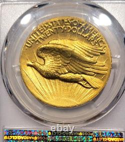 1907 $20.00 St. Gaudens High Relief Double Eagle Gold Wire Edge PCGS Genuine