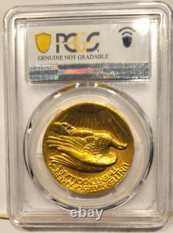 1907 $20.00 St. Gaudens High Relief Double Eagle Gold Wire Edge PCGS Genuine