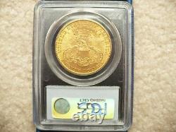 1907 $20 GOLD Liberty Head, DOUBLE EAGLE, PCGS MS62 GRADED a Saint Gaudens