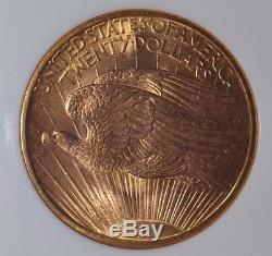 1907 $20 Gold Dollar Double Eagle Saint Gaudens NGC MS-63
