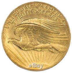 1907 $20 Gold High Relief-Wire Edge. St Gaudens. Double Eagle PCGS MS62