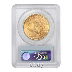 1907 $20 Gold Saint Gaudens PCGS MS66 PQ Approved Gem Graded Double Eagle Coin