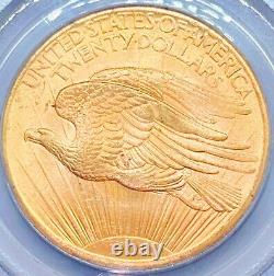 1907 $20 Gold Saint Gaudens PCGS OGH MS63 Double Eagle 246935