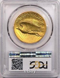 1907 $20 High Relief Saint Gaudens Gold Double Eagle-Wire Edge PCGS EF-45