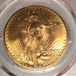 1907 $20 PCGS MS 65 St. Gaudens Gold Double Eagle