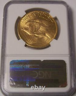 1907 $20 Philadelphia Saint Gaudens Gold GEM Double Eagle NGC MS65