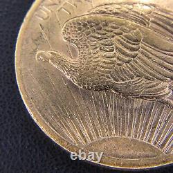 1907 $20 Saint Gaudens Double Eagle Gold Coin BU+ UNC Stunning and Rare