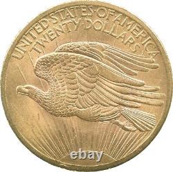 1907 $20 Saint-Gaudens Gold Double Eagle 0737