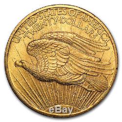 1907 $20 Saint-Gaudens Gold Double Eagle AU SKU #4364