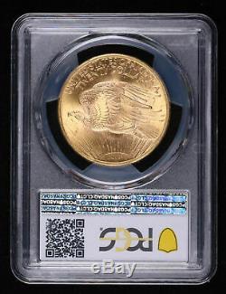 1907 $20 Saint Gaudens Gold Double Eagle Coin Pcgs Ms64, #79740bkjr
