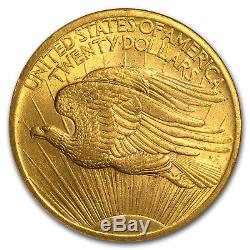 1907 $20 Saint-Gaudens Gold Double Eagle MS-60 NGC SKU#41096