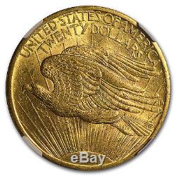 1907 $20 Saint-Gaudens Gold Double Eagle MS-62 NGC SKU #34089