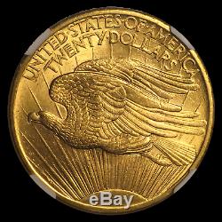 1907 $20 Saint-Gaudens Gold Double Eagle MS-63+ NGC SKU#186876