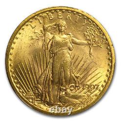 1907 $20 Saint-Gaudens Gold Double Eagle MS-63+ PCGS SKU #80014