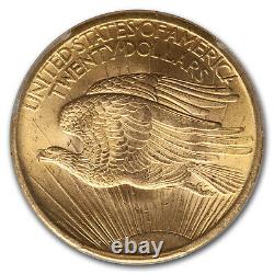 1907 $20 Saint-Gaudens Gold Double Eagle MS-64+ PCGS CAC SKU#175786