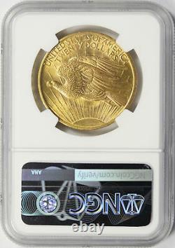 1907 $20 Saint Gaudens Gold Double Eagle NGC MS63