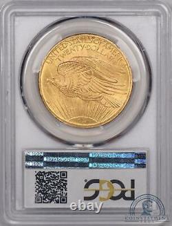 1907 $20 Saint Gaudens Gold Double Eagle PCGS MS63