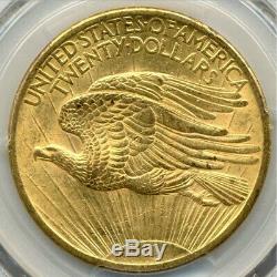 1907 $20 Saint Gaudens Gold Double Eagle PCGS MS63 First Year Of Issue PQ+