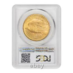 1907 $20 Saint Gaudens Gold Double Eagle PCGS MS65+ PQ Approved Gem graded coin