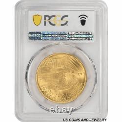1907 $20 Saint Gaudens Gold Double Eagle PCGS MS66+ Absolute Stunner