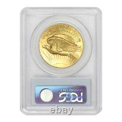 1907 $20 Saint Gaudens PCGS MS65 High Relief Flat Edge Double Eagle PQ Approved