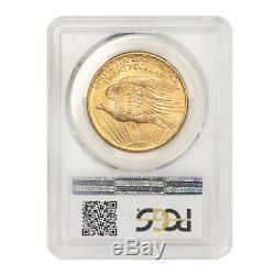1907 $20 Saint Gaudens PCGS MS65+ PQ Approved plus graded Gold Double Eagle coin