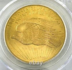 1907 $20 St. Gaudens Gold Double Eagle No Motto PCGS MS65