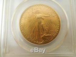 1907 $20 St. Gaudens Gold Double Eagle PCGS MS63