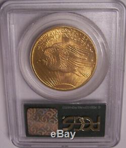 1907 $20 St Gaudens Philadelphia GEM Gold Double Eagle PCGS MS65 OGH