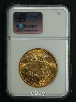 1907 $20 Twenty Dollar St Gaudens Gold Double Eagle NGC MS 63 CAC
