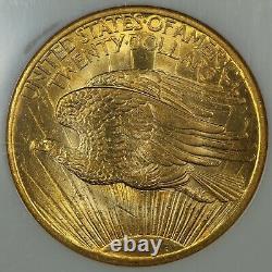 1907 $20 Twenty Dollar St Gaudens Gold Double Eagle NGC MS 63 CAC