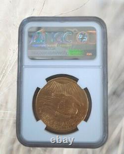 1907 Gold USA $20 Dollar Saint Gaudens Double Eagle Coin Au