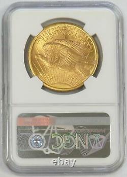 1907 Gold USA $20 St. Gaudens Double Eagle Ngc Mint State 61