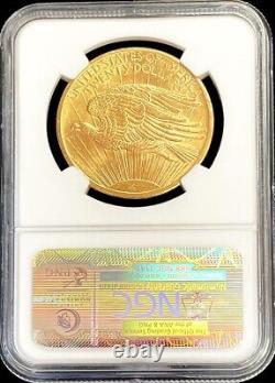 1907 Gold Us $20 Saint Gaudens Double Eagle Coin Ngc Mint State 62