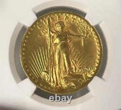 1907 High Relief NGC MS62 $20 Saint Gaudens Gold Double Eagle