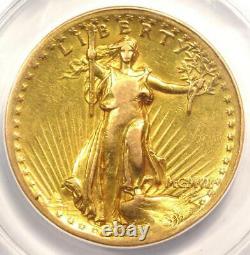 1907 High Relief Saint Gaudens Gold Double Eagle $20 Coin ANACS XF40 Details