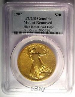 1907 High Relief Saint Gaudens Gold Double Eagle $20 Coin PCGS Certified