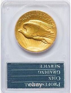 1907 High Relief Wire Edge $20 Saint Gaudens PCGS Rattler MS62 Gold Double Eagle