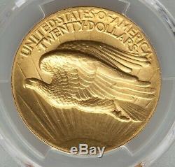 1907 High Relief Wire Edge $20 St Gaudens PCGS Gold Shield MS64 Double Eagle
