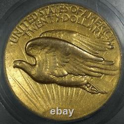 1907 High Relief Wire Rim Twenty Dollar St. Gaudens Gold Double Eagle ICG VF 25