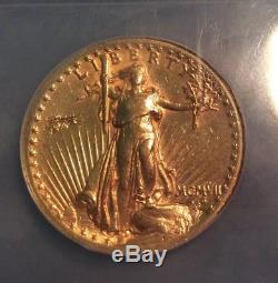 1907 High Relief Wire Rim US Gold $20 Saint-Gaudens Double Eagle