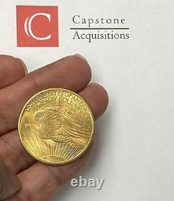 1907-P $20 Saint Gaudens Gold Double Eagle Pre-33 1st Year if Issue CU/BU+ Fresh