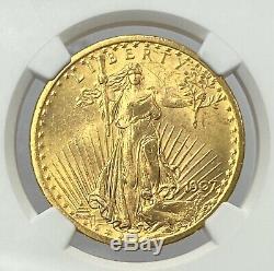1907-P $20 Saint Gaudens Gold Double Eagle Pre-33 NGC MS63 First Year Of Issue