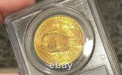 1907 PCGS MS65 $20 Gold Saint Gaudens Double Eagle Great Eye Appeal
