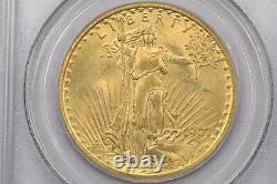 1907 Saint Gaudens $20 Gold Double Eagle, PCGS MS62 OGH, Uncirculated BU