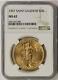 1907 Saint Gaudens Double Eagle Gold $20 MS 62 NGC